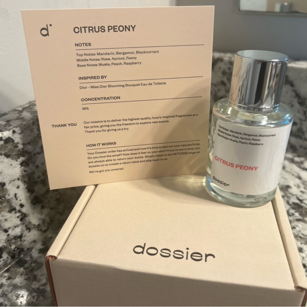Dossier Citrus Peony Perfume